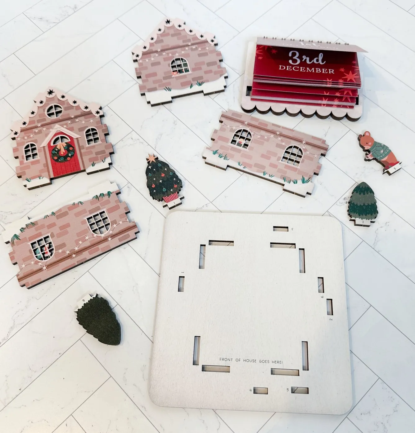 Dapple & Dot Christmas House Pop Out and Build Advent Calendar- Christmas|Advent