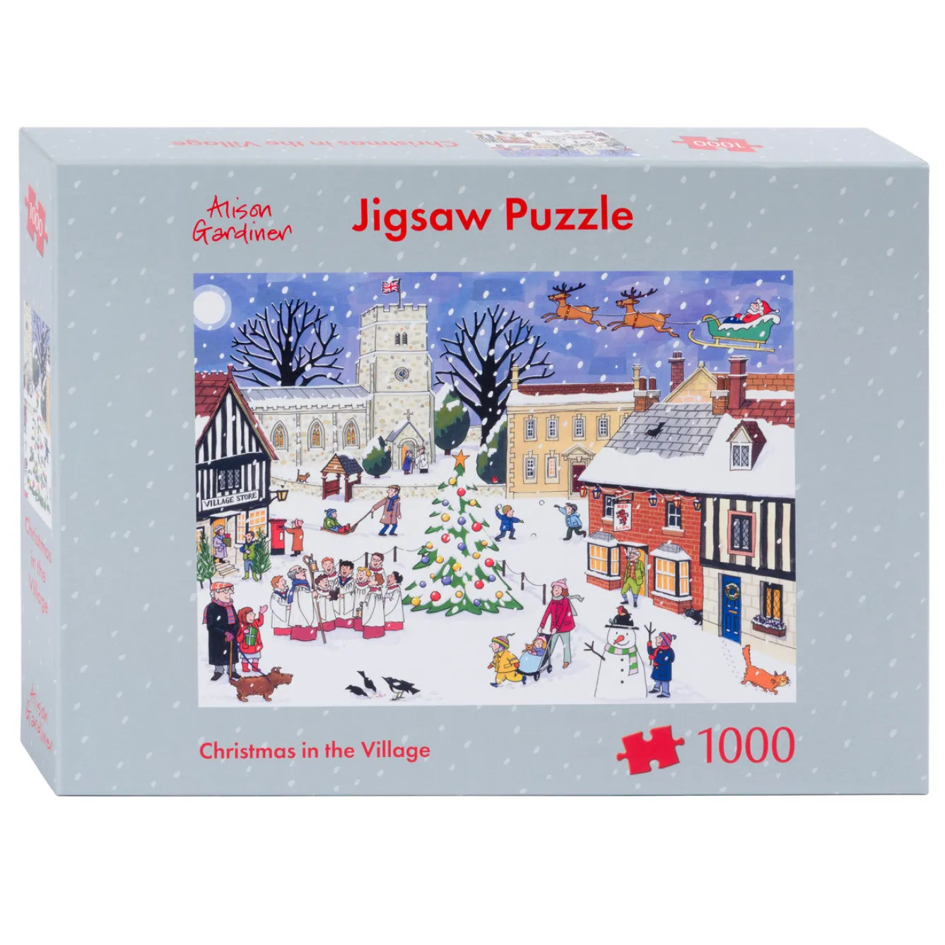 Alison Gardiner Christmas in the Village Jigsaw Puzzle- Christmas|Stationery