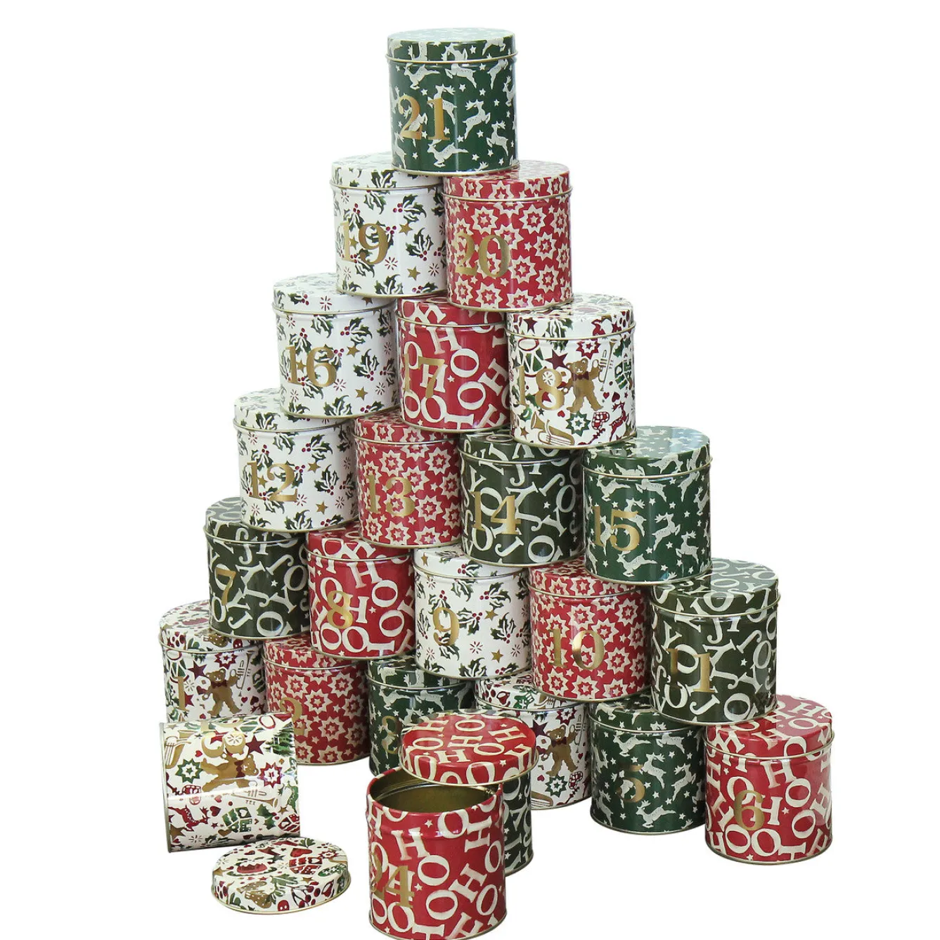 Emma Bridgewater Christmas Joy Advent Tin Calendar- Christmas|Advent