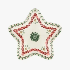 Emma Bridgewater Christmas Joy Medium Star Plate- Serving Plates & Boards