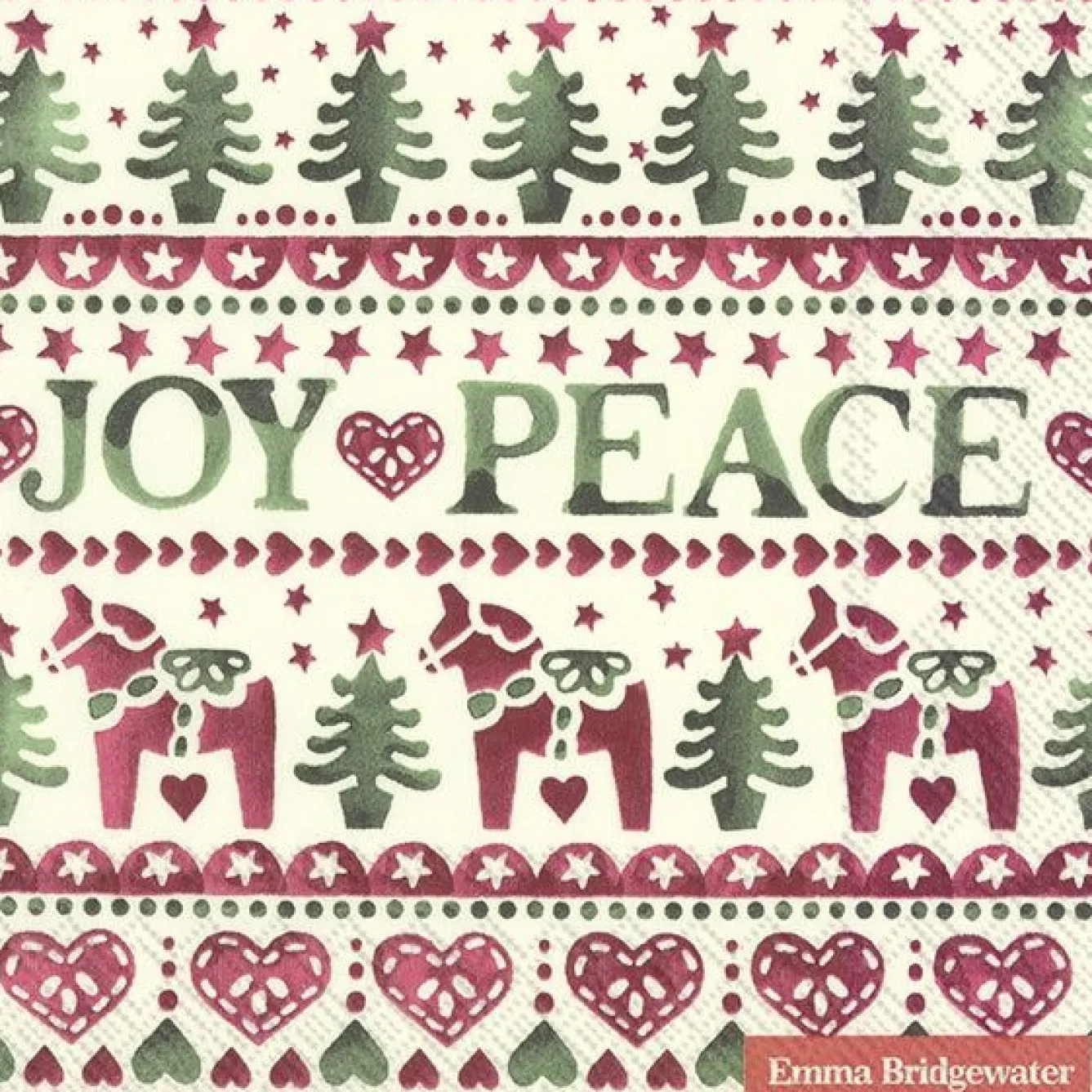 Emma Bridgewater Christmas Joy Pattern Napkins- Christmas|Picnic
