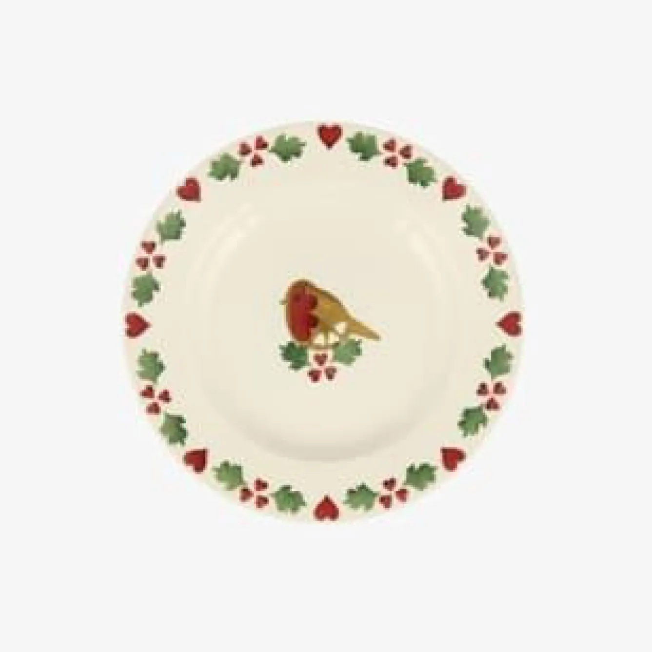 Emma Bridgewater Christmas Joy Robin 6 1/2 inch plate- Christmas|Plates