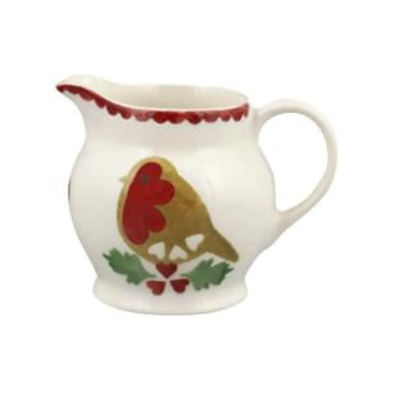 Emma Bridgewater Christmas Joy Robin Tiny Jug Boxed- Christmas Decorations|Seasonal Decor