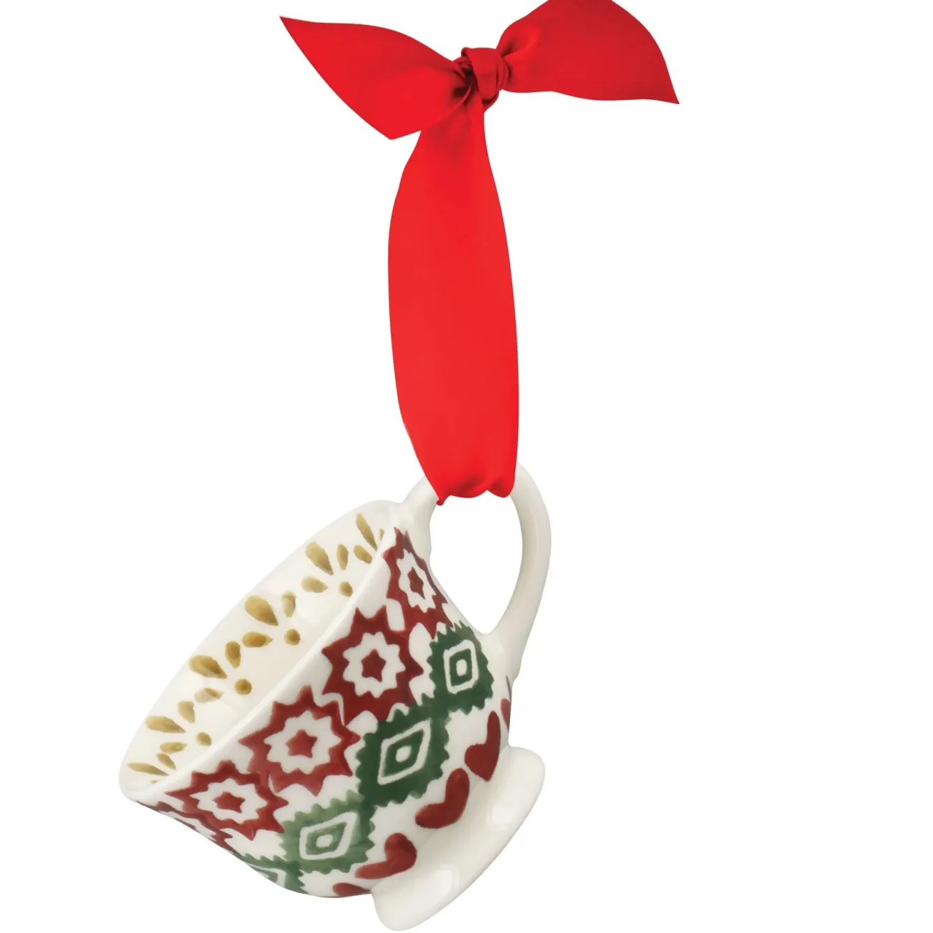 Emma Bridgewater Christmas Joy 2024 Tiny Teacup Boxed- Christmas Decorations