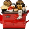 Ceramic Inspirations Christmas Large Aga Teapot - Red- Tea|Teapots