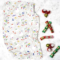 Corinne Alexander Christmas Lights Tea Towel by- Christmas|Tea