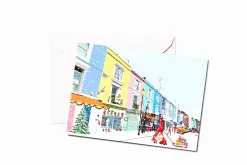 Njeri Illustrated Christmas on Portobello Road Christmas Card- Christmas Cards|Greeting Cards