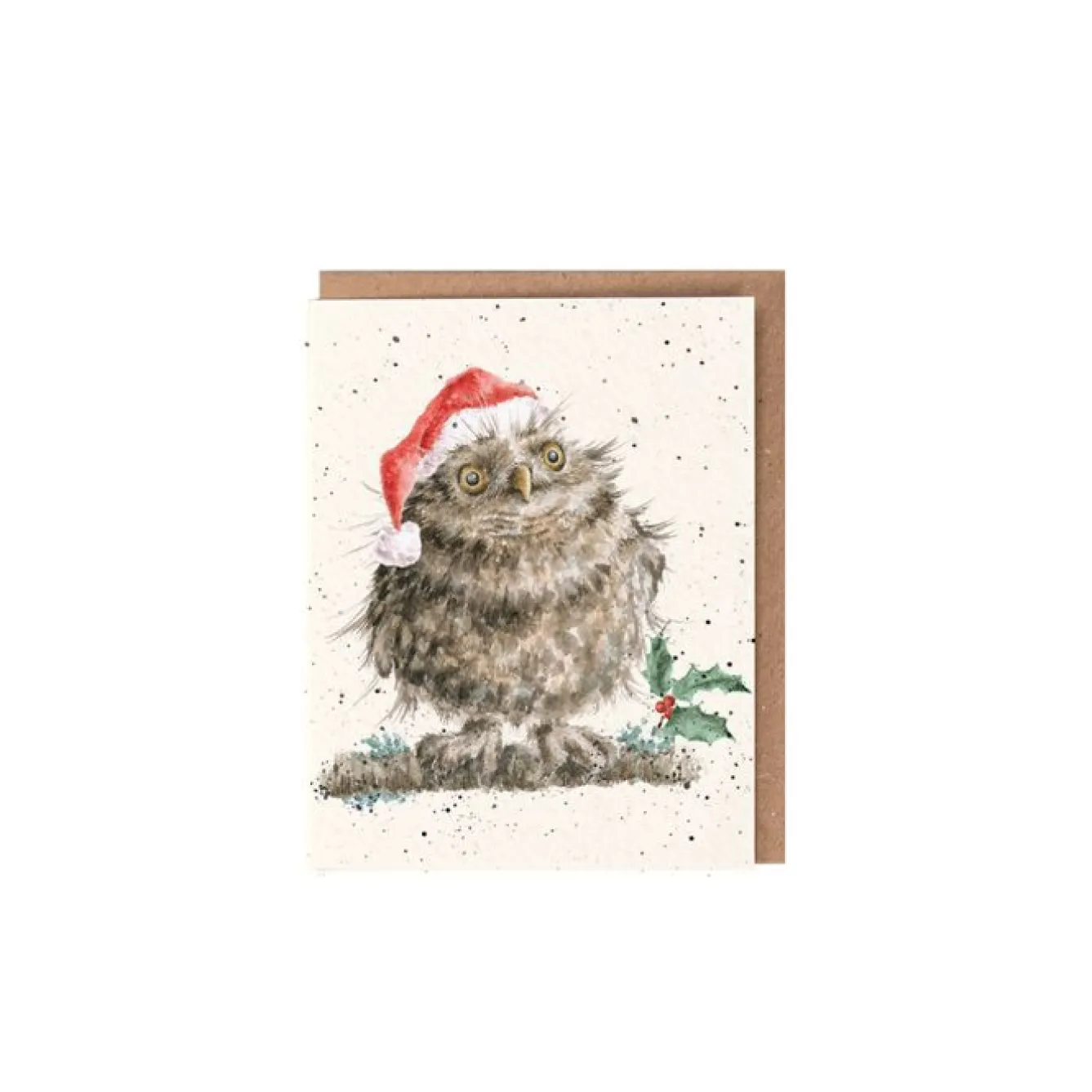 Wrendale Designs 'Christmas Owl' Gift Enclosure Card- Greeting Cards