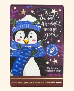English Soap Company Christmas Penguin Mini Soap - 100g- Soaps & Lotions