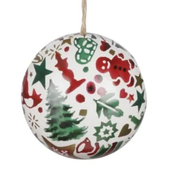 Emma Bridgewater Christmas Round Baubles- Christmas Decorations|Christmas