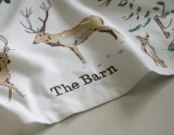Sophie Allport Christmas Stags Scene Tea Towel- Tea|Seasonal Decor