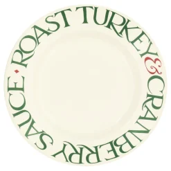 Emma Bridgewater Christmas Toast Roast Turkey 10 1/2 inch Plate- Plates