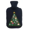 Sophie Allport Christmas Tree Knitted Statement Hot Water Bottle- Seasonal Decor|Pillows & Throws