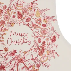 Victoria Eggs Christmas Wreath Apron- Aprons