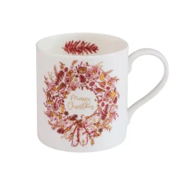 Victoria Eggs Christmas Wreath Mug- Whimsical|Food & Drink