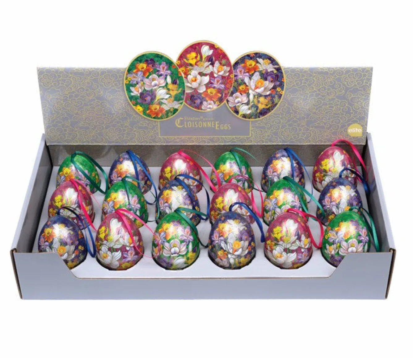 Elite Tins Cloisonne Mini Tin Easter Eggs- Easter|Children