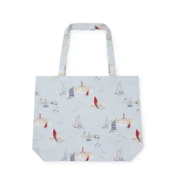 Sophie Allport Coastal Boats Cotton Tote Bag- Bags