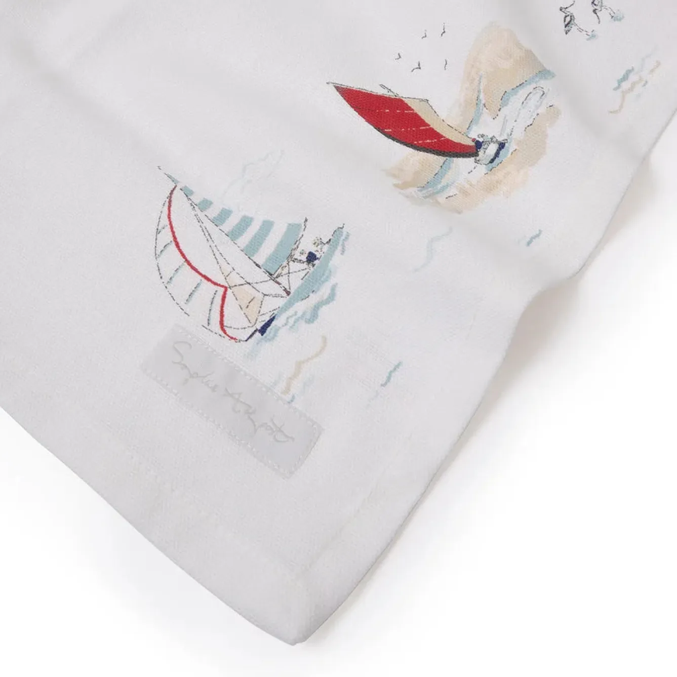 Sophie Allport Coastal Boats Table Runner- Table Runners