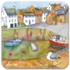 Emma Ball Coastal Harbour Coaster- Tea|Coasters