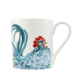 Jane Abbott Designs Cockerel Bone China Mug- Tea|Chickens