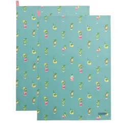 Sophie Allport Cocktails Set of 2 Tea Towels by- Tea|Tea