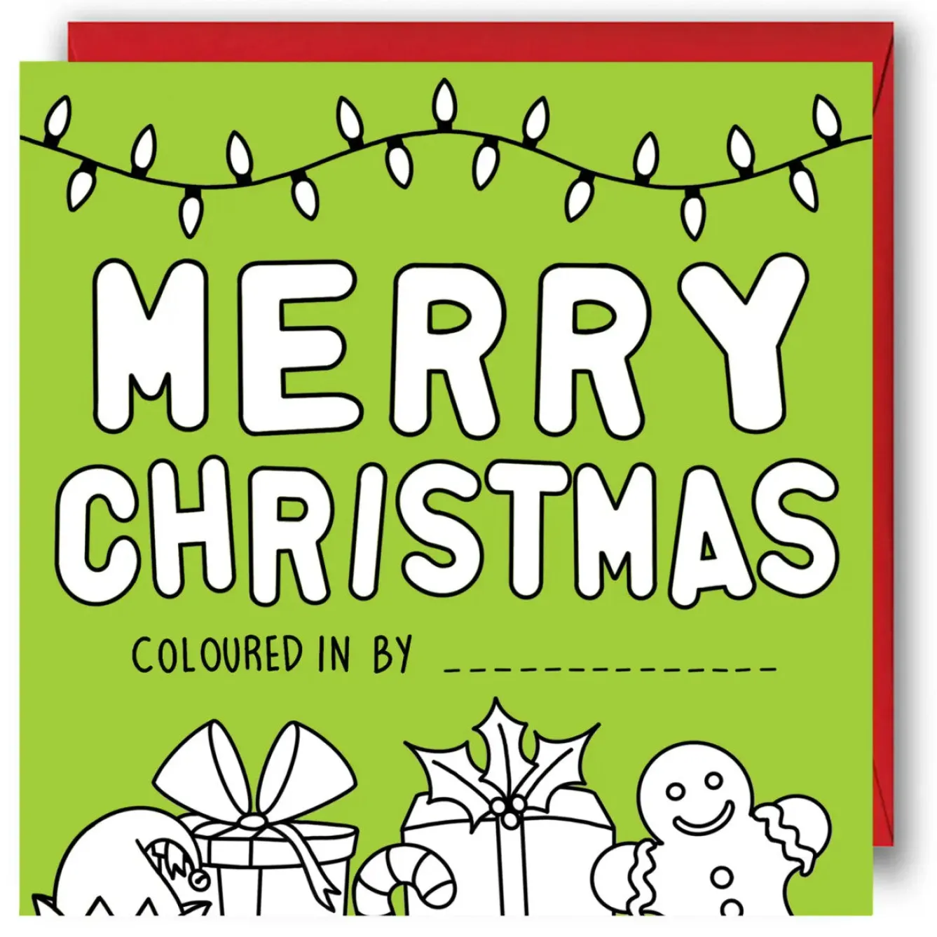 Yeti Color In Christmas Card - Merry Christmas- Christmas|Greeting Cards