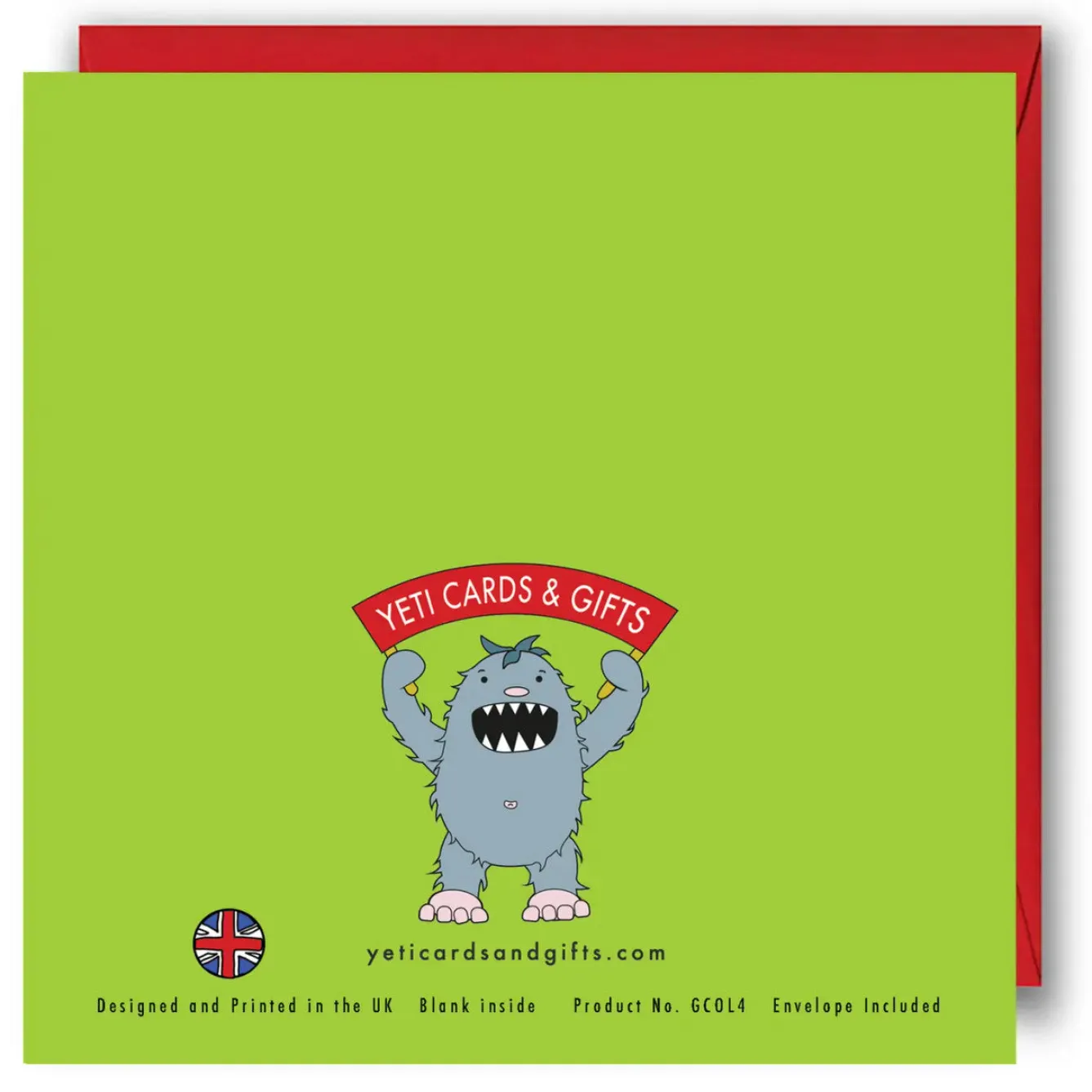 Yeti Color In Christmas Card - Merry Christmas- Christmas|Greeting Cards
