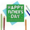 Yeti Colouring In "Happy Father's Day" Card- Father's Day|Greeting Cards
