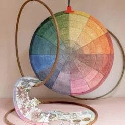 Roomytown Colour Wheel 500 Piece Round Jigsaw Puzzle- Puzzles