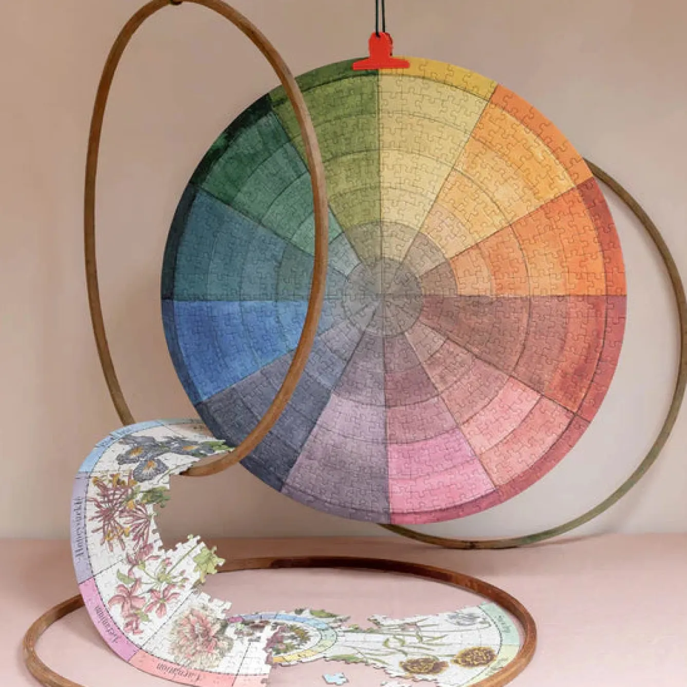Roomytown Colour Wheel 500 Piece Round Jigsaw Puzzle- Puzzles