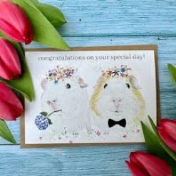 Jen Winnett Congratulations on Your Special Day Greetings Eco Card- Pets|Greeting Cards