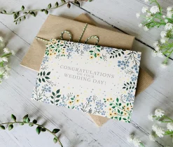 Becky Amelia Congratulations on Your Wedding Day Greetings Card- Greeting Cards