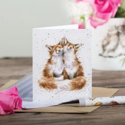 Wrendale Designs 'Contentment' Fox Enclosure Card- Greeting Cards