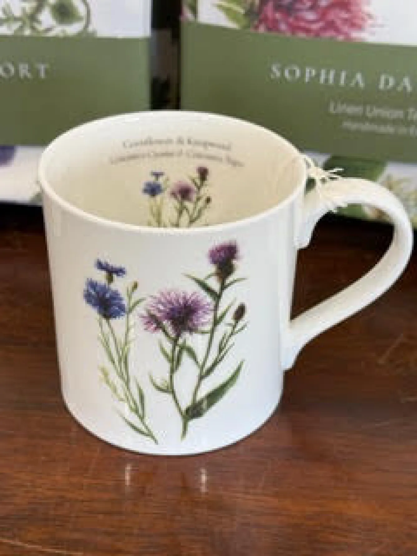 Sophia Davenport Cornflower and Knapweed Mug- Flowers & Garden