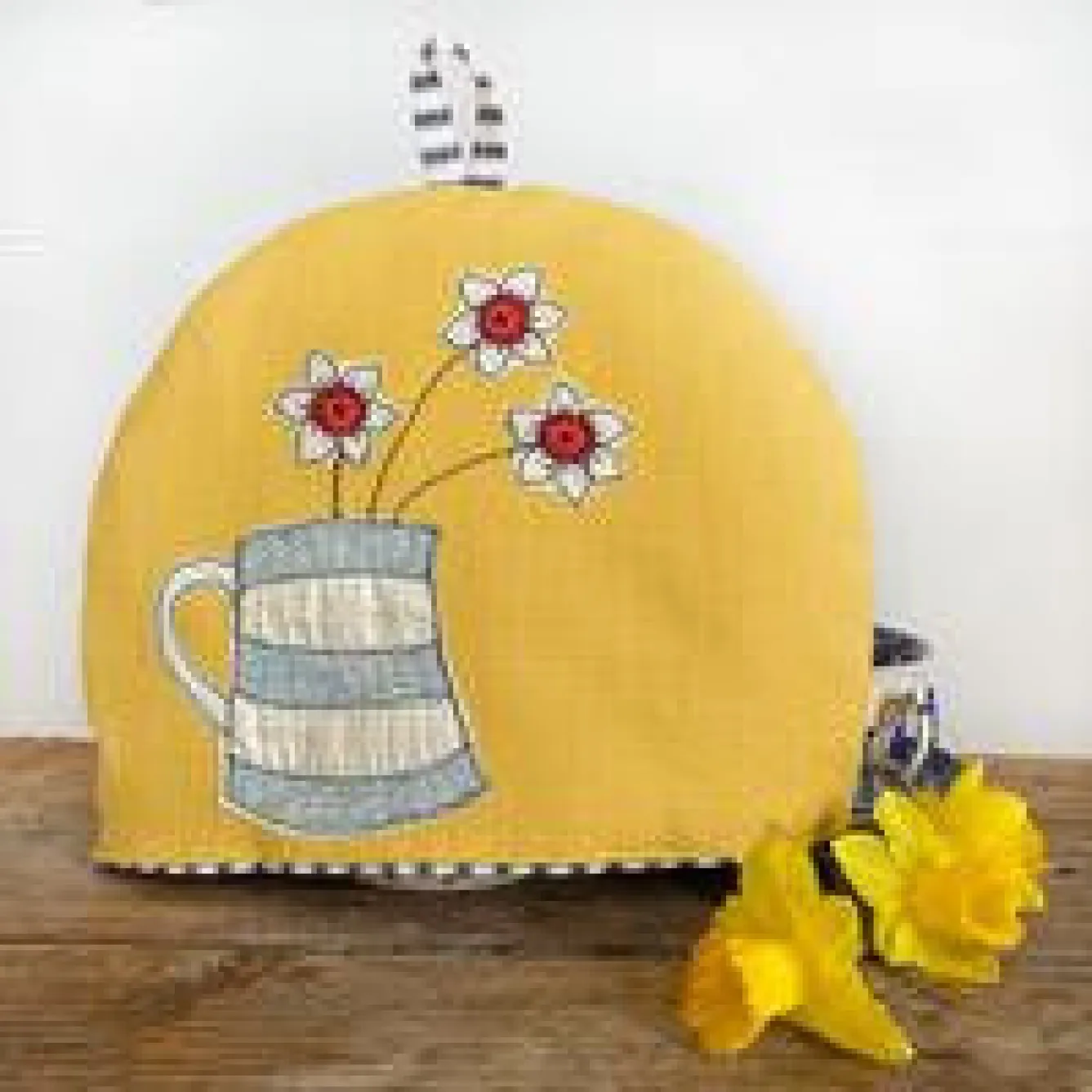 Poppy Treffry Cornish Narcissi Small Tea Cosy- Tea|Tea Cosies
