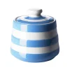 Cornishware Covered Sugar Pot- Jam Pots