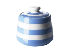 Cornishware Covered Sugar Pot- Jam Pots