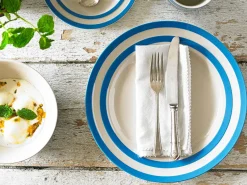 Cornishware 9.5 in Lunch Plate- Plates
