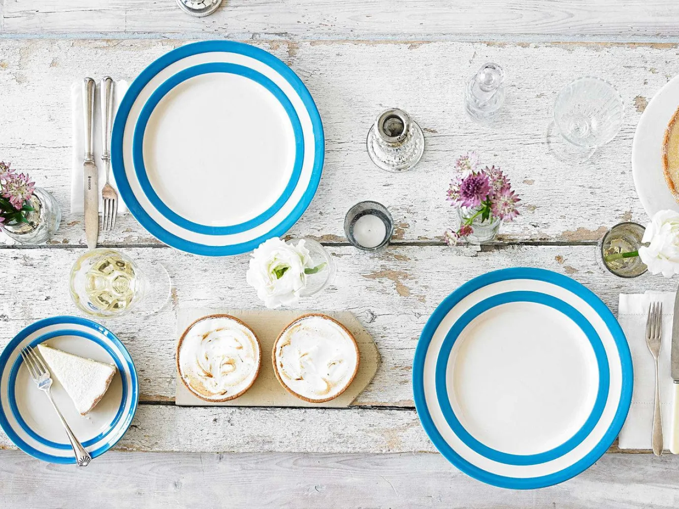 Cornishware 7 in Side Plate- Plates