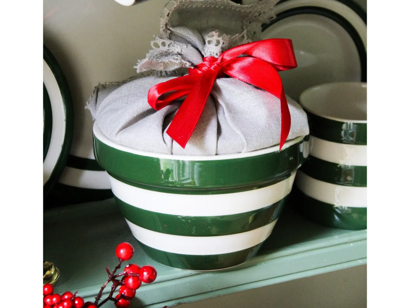Cornishware Pudding Basin- Bowls & Dishes