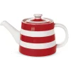 Cornishware Rosie Teapot - Red- Tea|Teapots