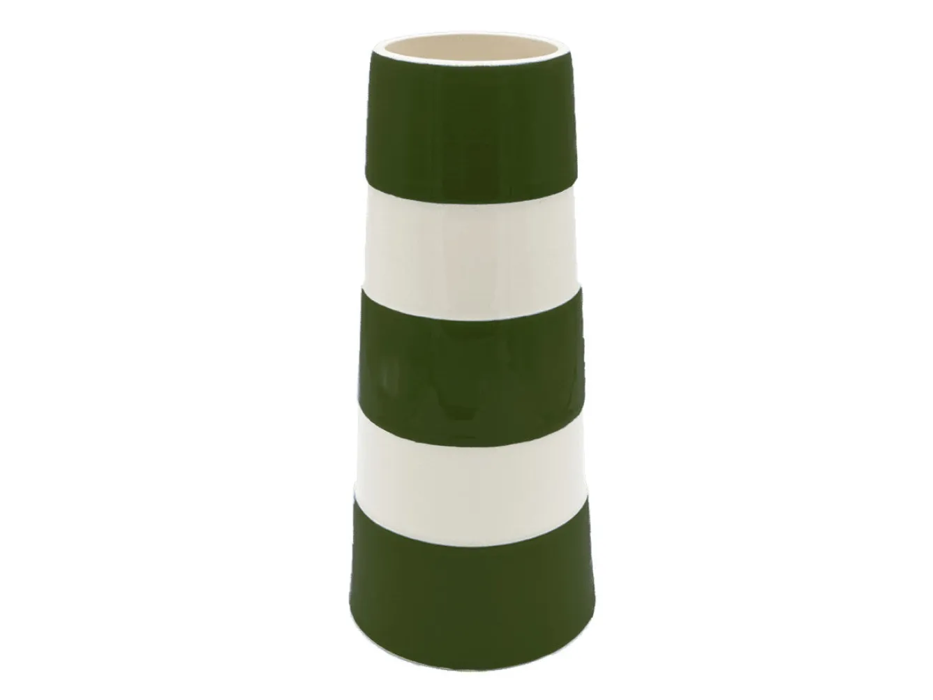 Cornishware Tall Lighthouse Adder Green Vase- Vases|Kitchenware