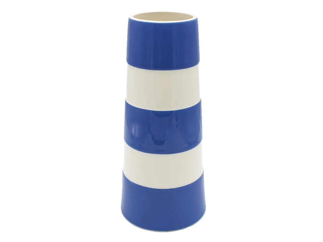 Cornishware Tall Lighthouse Blue Vase- Vases|Kitchenware
