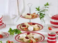 Cornishware Three-Tier Cake Stand- Serving Plates & Boards|Plates