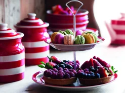 Cornishware Two-Tier Cake Stand- Serving Plates & Boards|Plates