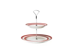 Cornishware Two-Tier Cake Stand- Serving Plates & Boards|Plates
