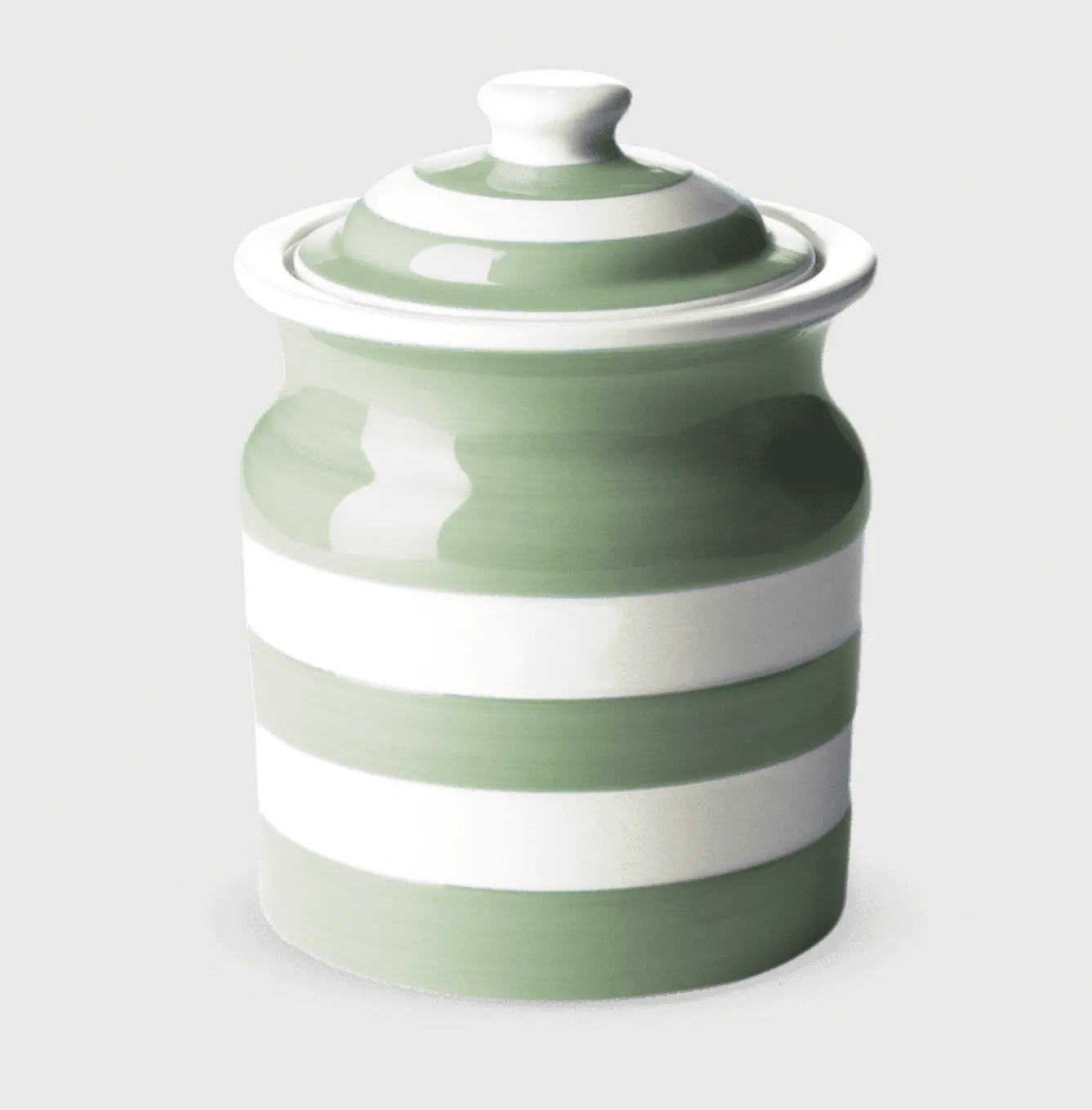 Cornishware Willow Green Storage Jar 84cl- Storage|Storage Jars