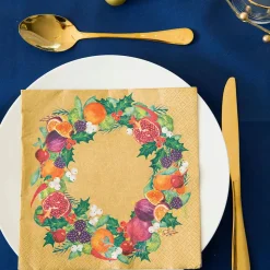 Talking Tables Cornucopia Gold Napkins - 20 pack- Picnic|Napkins