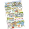 Emma Ball Cornwall by Tea Towel (Red)- Tea|Tea Towels