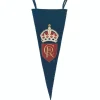 Jan Constantine Coronation Pennant Navy- Royal|Pillows & Throws